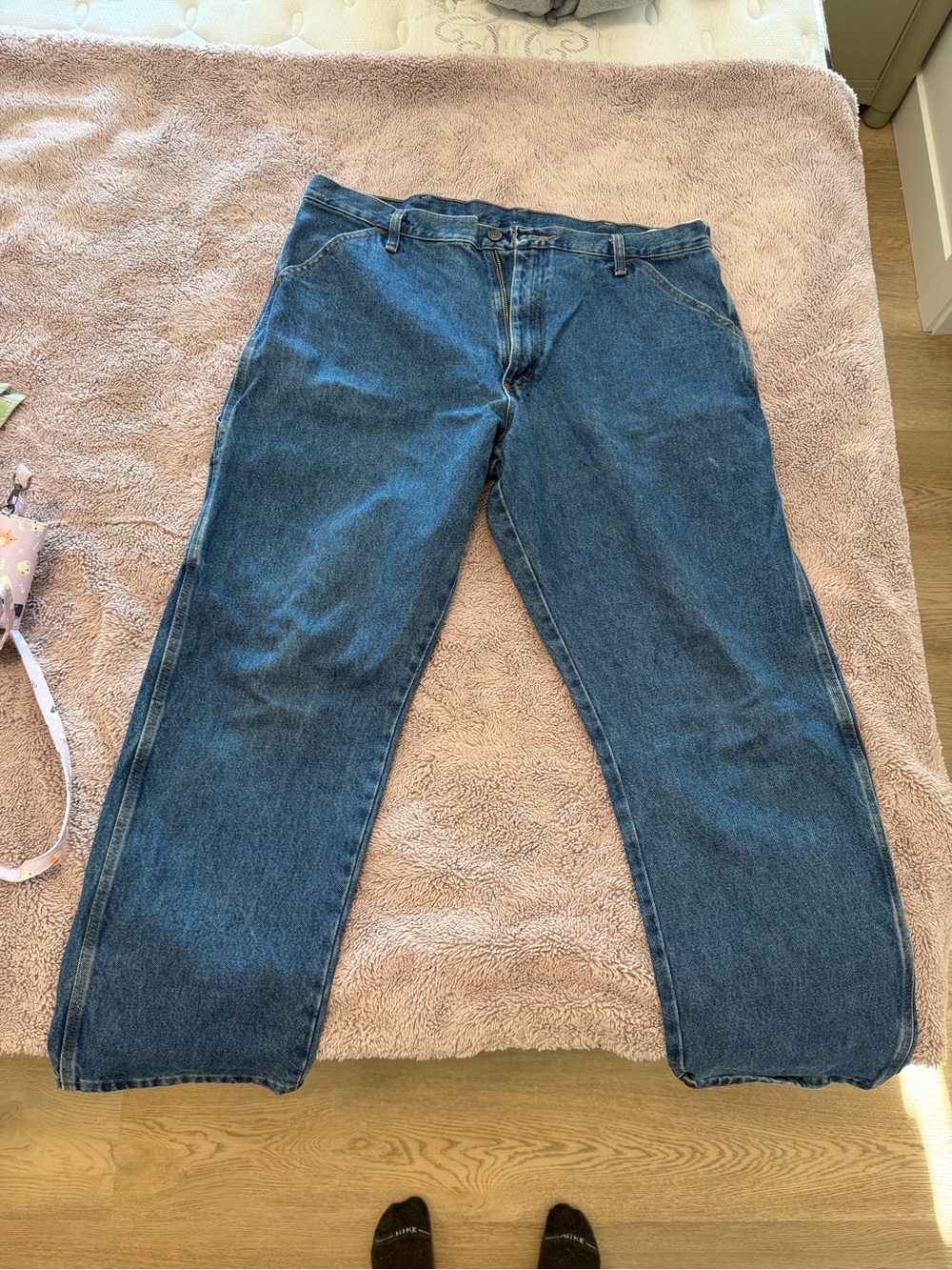 Rustler Men's Blue Denim Jeans